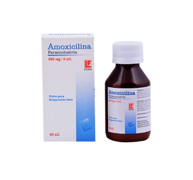 AMOXICILINA 250MG/5ML JBE x 60ML - FARMIND.