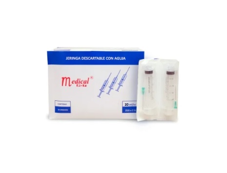 JERINGA 10ML 21G x 1.1/2 x 100 UND - MEDICAL