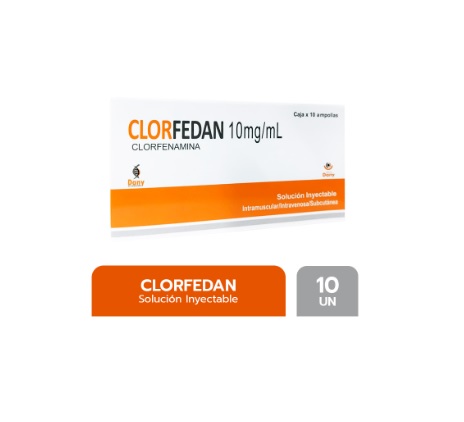 CLORFEDAN 10MG/ML IM/IV x 10AMP - DANY