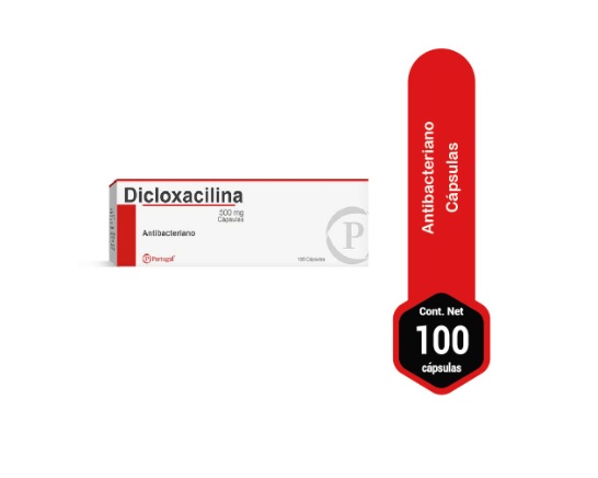 DICLOXACILINA 500MG x 100CAP - PORTUGAL