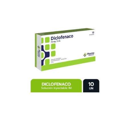 DICLOFENACO 75MG/3ML IM x 10AMP - OQCORP