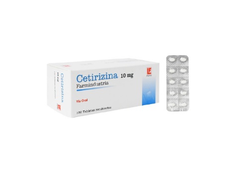 CETIRIZINA 10MG CJA x 100 TAB - FARMIND.