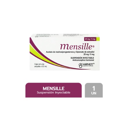 MENSILLE 25MG/5MG INYEC. x 1ML - CARNOT