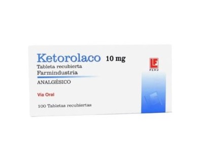 KETOROLACO 10MG CJA x 100TAB - FARMIND.