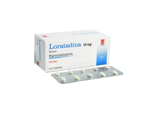 LORATADINA 10MG CJA x 100 TAB - FARMIND.