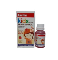 PARACETAMOL KIDS 160MG/5ML x 90ML - GENFAR