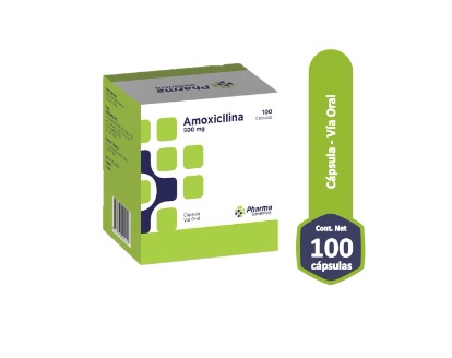 AMOXICILINA 500MG CJA x 100CAP - OQCORP