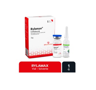 RYLAMAX (ceftriaxona)1GR IM x 1AMP - OQCORP