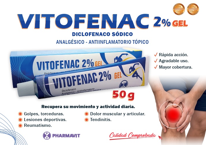 VITOFENAC 2% GEL x 50GR - DP