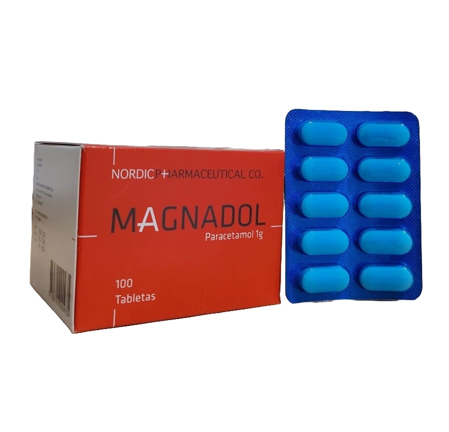 MAGNADOL 1GR CJA x 100TAB - NORDIC