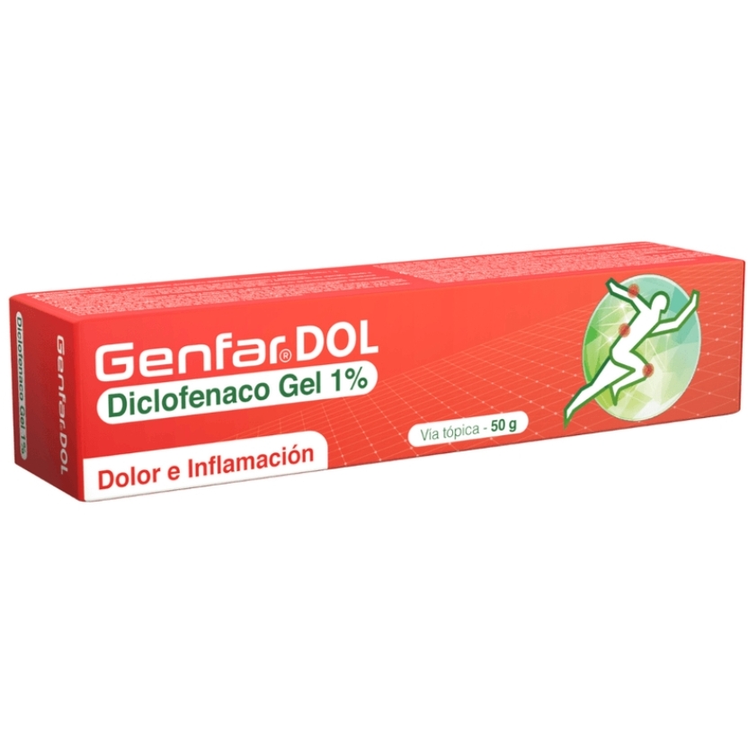 DICLOFENACO GEL 1% x 50GR - GENFAR