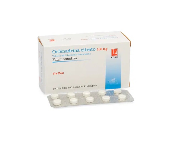 ORFENADRINA 100MG x 100TLP - FARMINDUSTRIA
