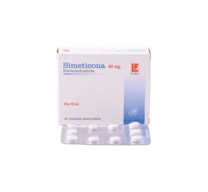 SIMETICONA 80MG CJA x 30 TAB MAST.- FARMIN.