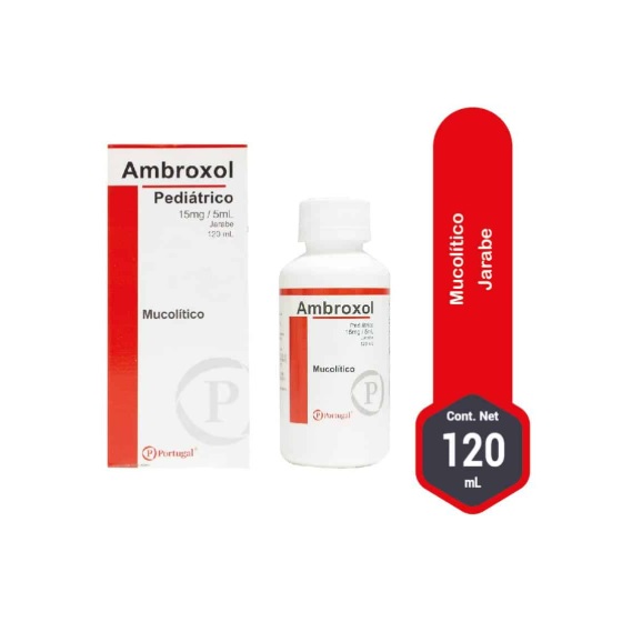 AMBROXOL 15MG/5ML x 120ML - PORTUGAL