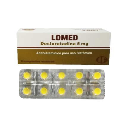 LOMED 5MG CJA x 10 COMP - INDUFAR