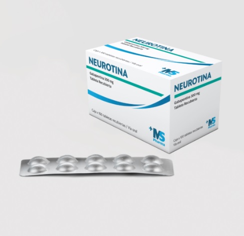 NEUROTINA (gabapent.) 300MG CJA x 100TAB REC - MSP