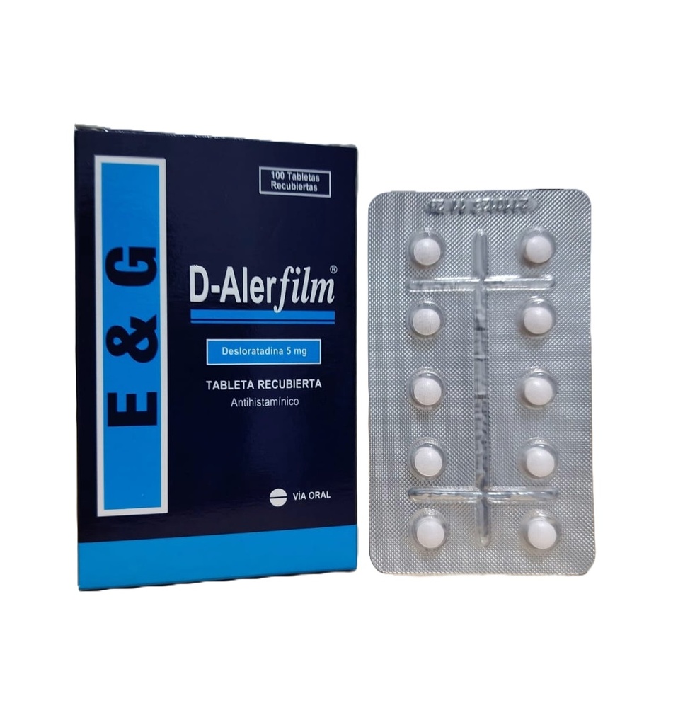 D-ALERFILM 5MG CJA x 100TAB REC - E&G