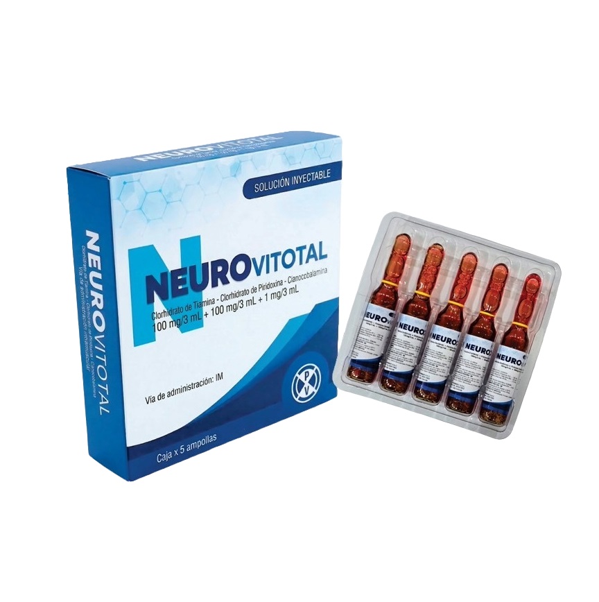 NEUROVITOTAL SOL INY I.M. x 5AMP - PV