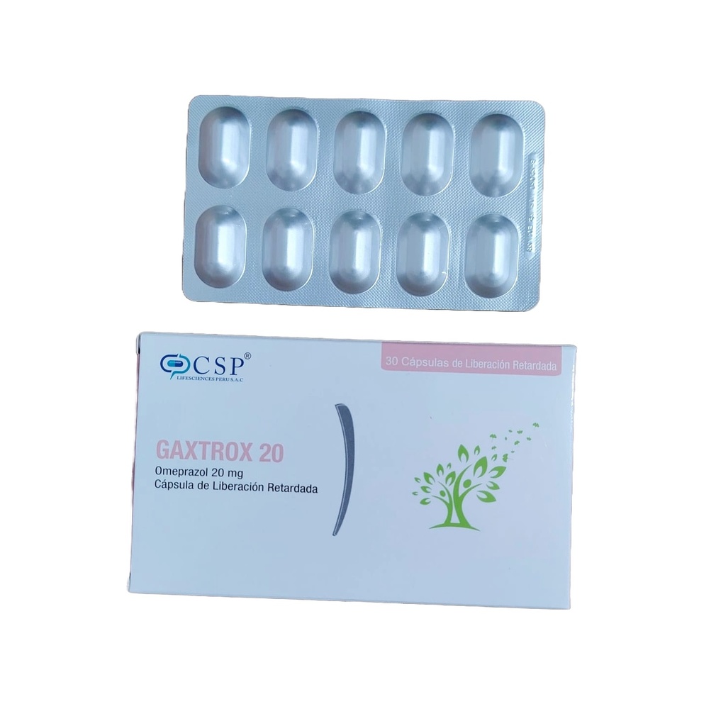 GAXTROX 20 (omeprazol) CJA x 30CLR - CSP