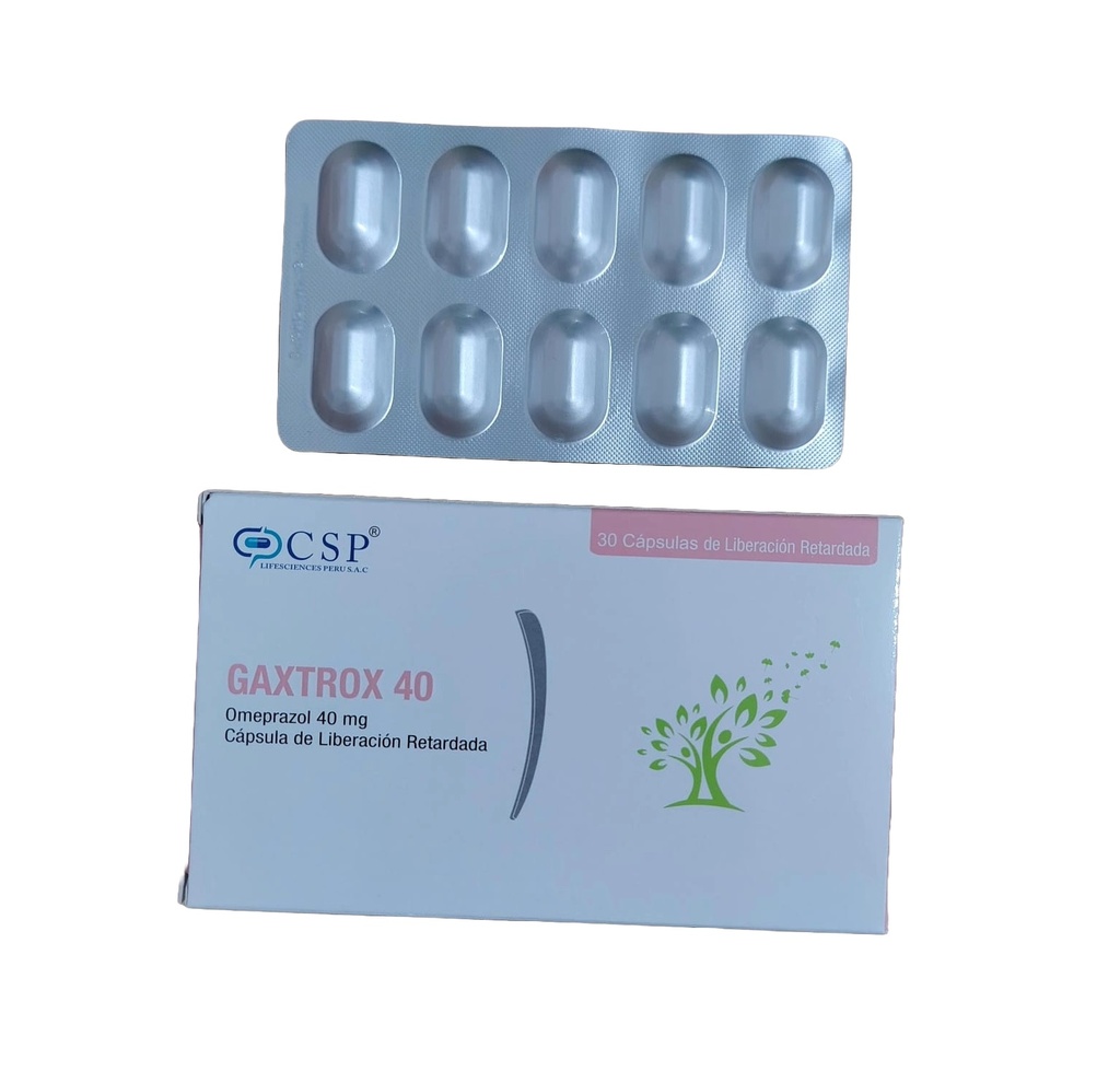 GAXTROX 40 (omeprazol) CJA x 30CLR - CSP