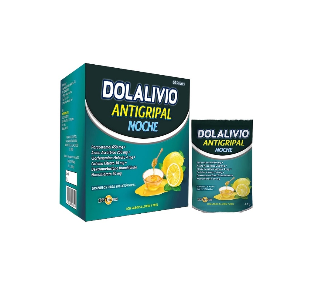 DOLALIVIO ANTIG. NOCHE CJA x 60SOB - INTIPHARMA
