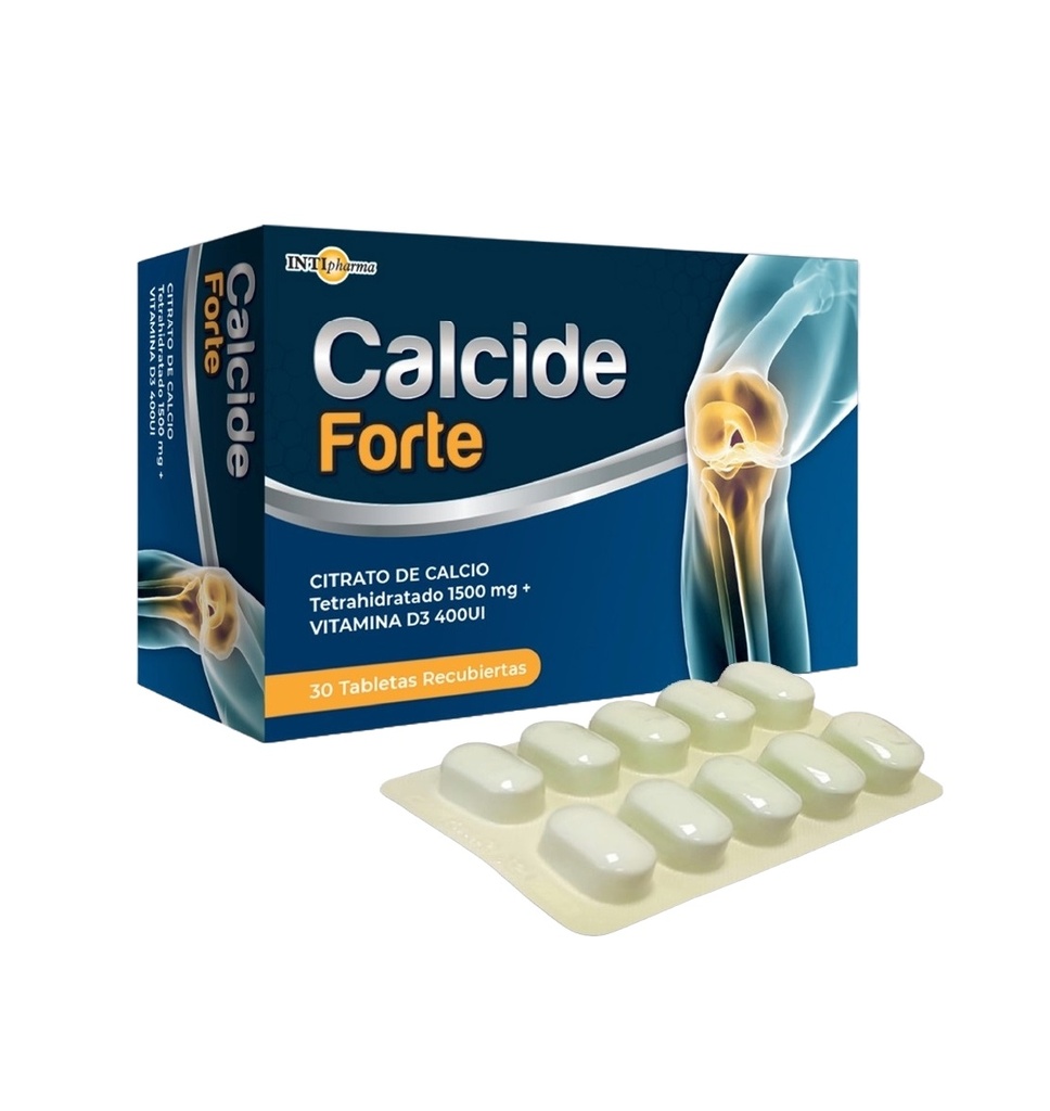 CALCIDE FORTE CJA x 30 TAB - INTIPHARMA