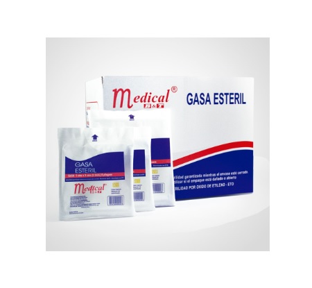 GASA ESTERIL 10x10CM CJA x 20 UND - MEDICAL
