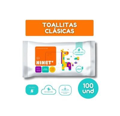 TOALLITA HUM CLASICA x 100UND - NINET
