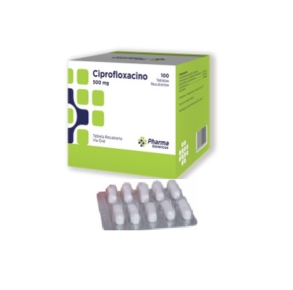 CIPROFLOXACINO 500MG CJA x 100TAB - OQCORP