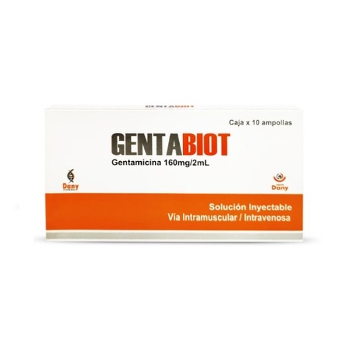 GENTABIOT 160MG x 2ML I.M/I.V x 10AMP - DANY