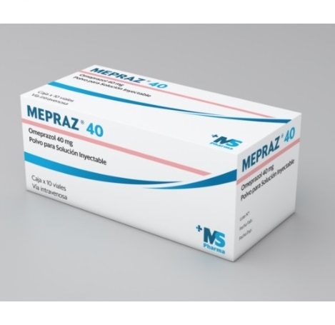 MPRAZ (omeprazol) 40MG CJA x 10AMP - MSP