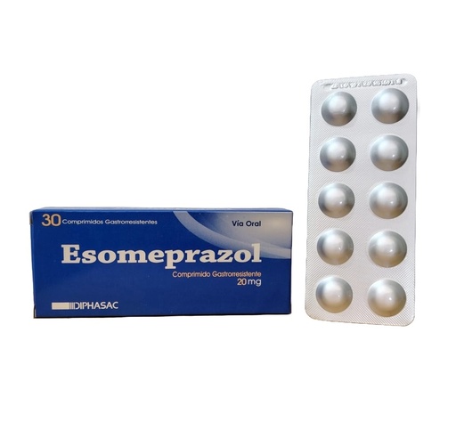 ESOMEPRAZOL 20MG CJA x 30COMP - DIPHASAC