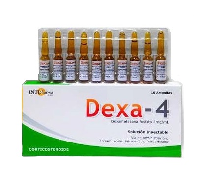 DEXA-4 CJA x 10AMP I.V/I.M - INTIPHARMA