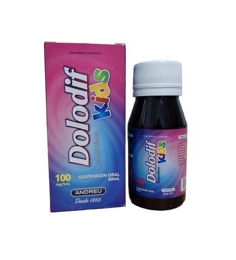 DOLODIF KIDS 100MG/5ML x 60ML - DR. ANDREU