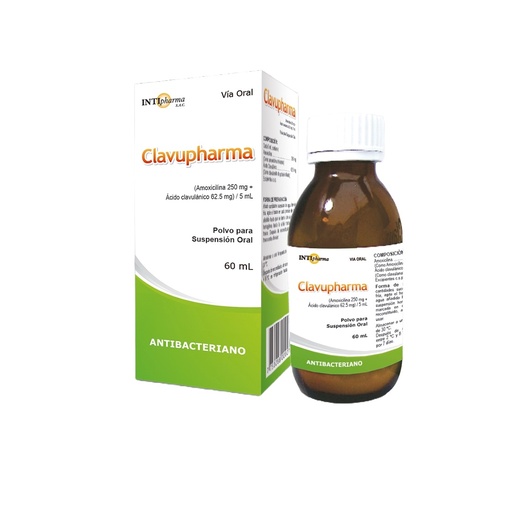 CLAVUPHARMA (250+62.5mg)/5ml JBE x 60 ML - INTIPHARMA