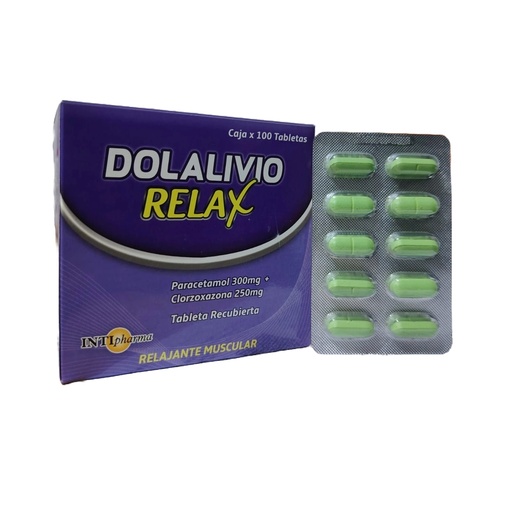 DOLALIVIO RELAX 300+250MG x 100TR - INTIPHA.