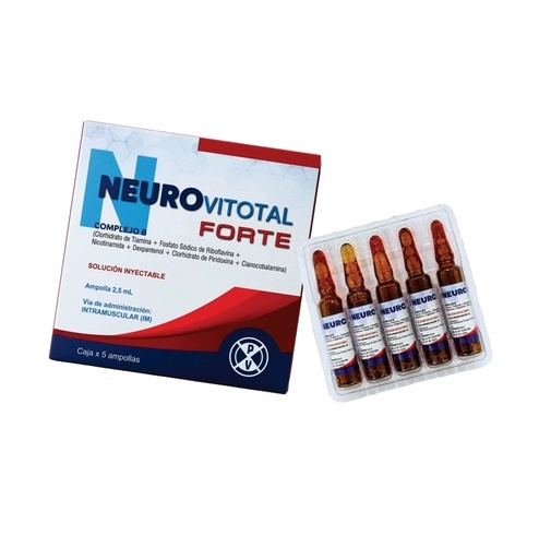 NEUROVITOTAL FORTE SOL INY I.M. x 5 AMP - PV